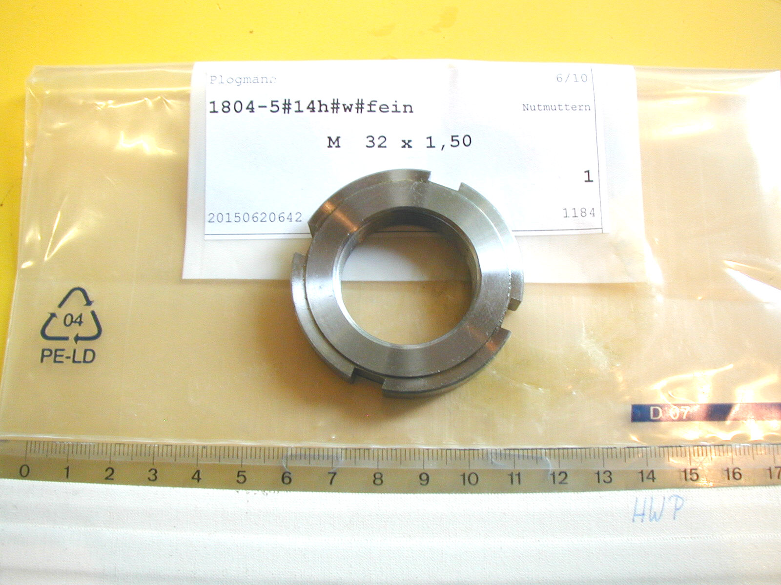 DIN 1804 Nutmutter